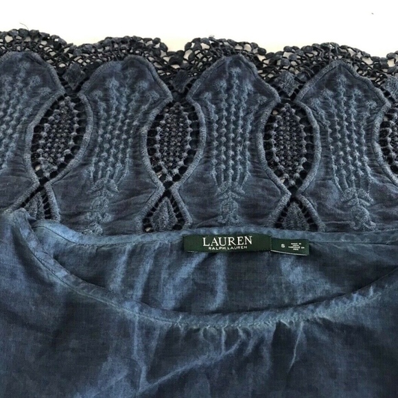 Ralph Lauren | Eyelet Top Embroidered Pullover - Picture 8 of 8